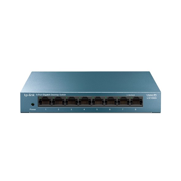 TP-Link LS108G switch-uri Fara management Gigabit Ethernet (10/100/1000) Albastru