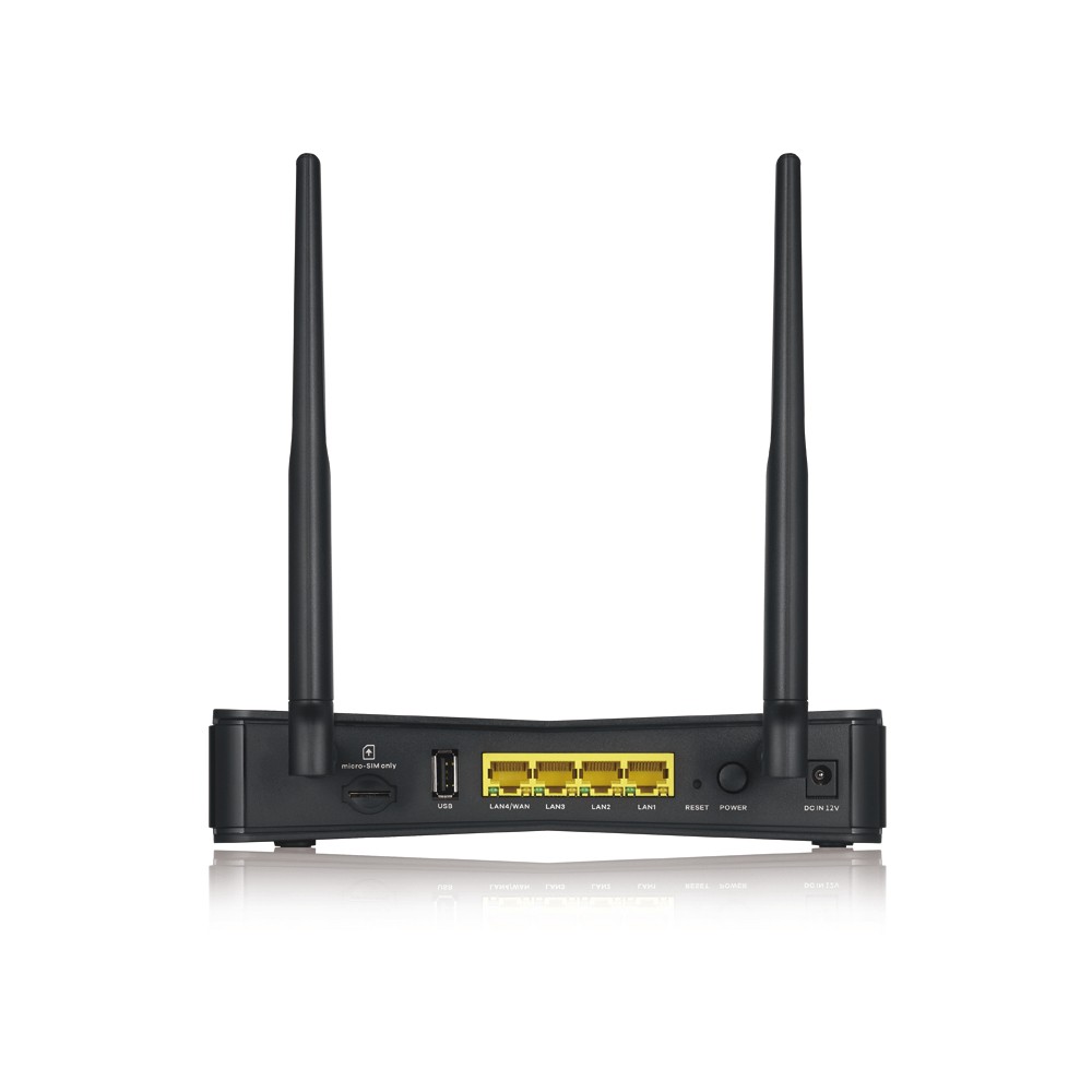 Zyxel LTE3301-PLUS router wireless Gigabit Ethernet Bandă dublă (2.4 GHz/ 5 GHz) 4G Negru