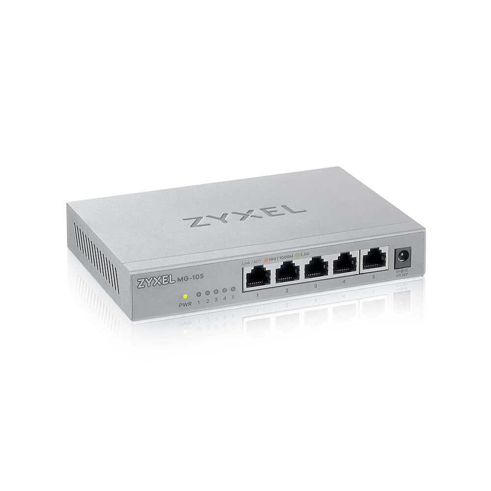 Zyxel MG-105 Fara management 2.5G Ethernet (100/1000/2500) Oțel