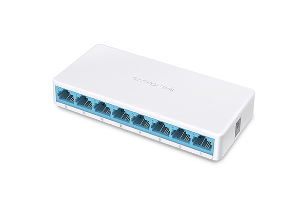 8-Port 10/100Mbps Desktop Switch - Unmanaged - Fast Ethernet (10/100) - Full duplex