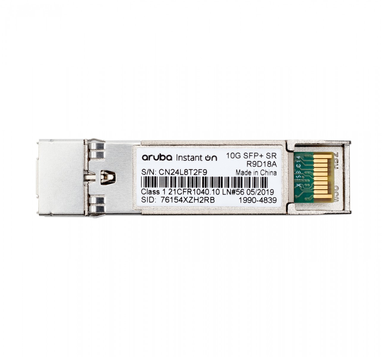 Aruba Instant On 10G SFP+ LC SR 300m OM3 MMF Transceiver