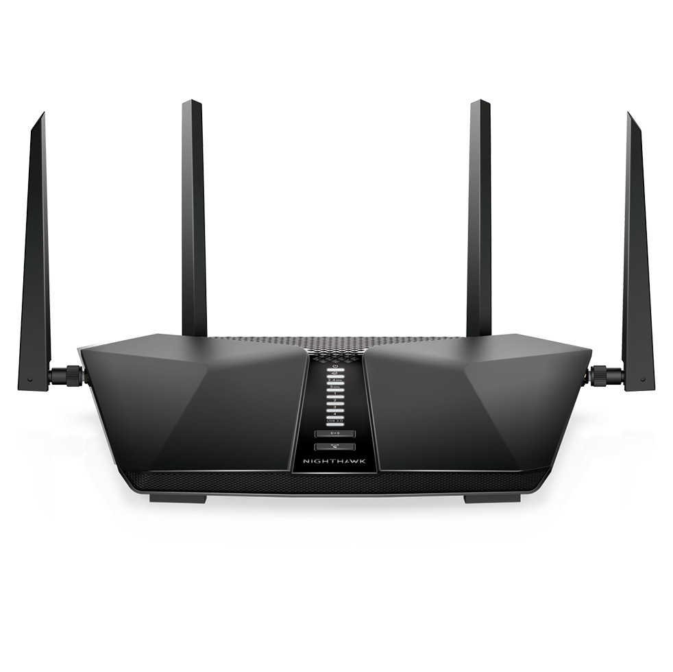 NETGEAR Nighthawk AX5400 router wireless Gigabit Ethernet Bandă dublă (2.4 GHz/ 5 GHz) Negru