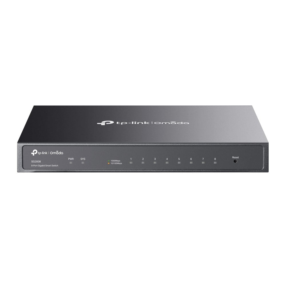 TP-Link Omada SG2008 switch-uri Gestionate L2/L2+ Gigabit Ethernet (10/100/1000) Negru