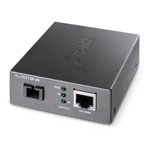 TP-Link TL-FC111B-20 convertoare media pentru rețea 100 Mbit/s Monomodală Negru