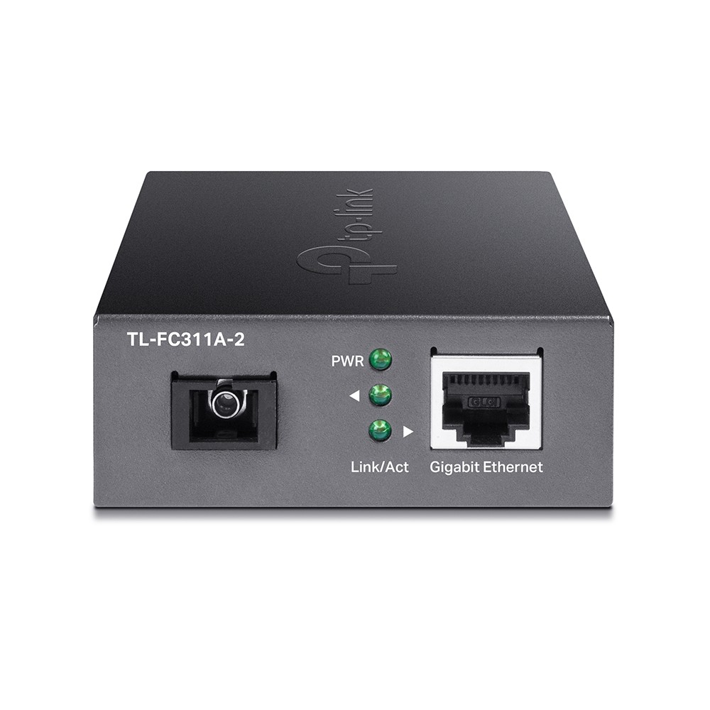 TP-Link TL-FC311A-2 convertoare media pentru rețea 1000 Mbit/s Monomodală Negru