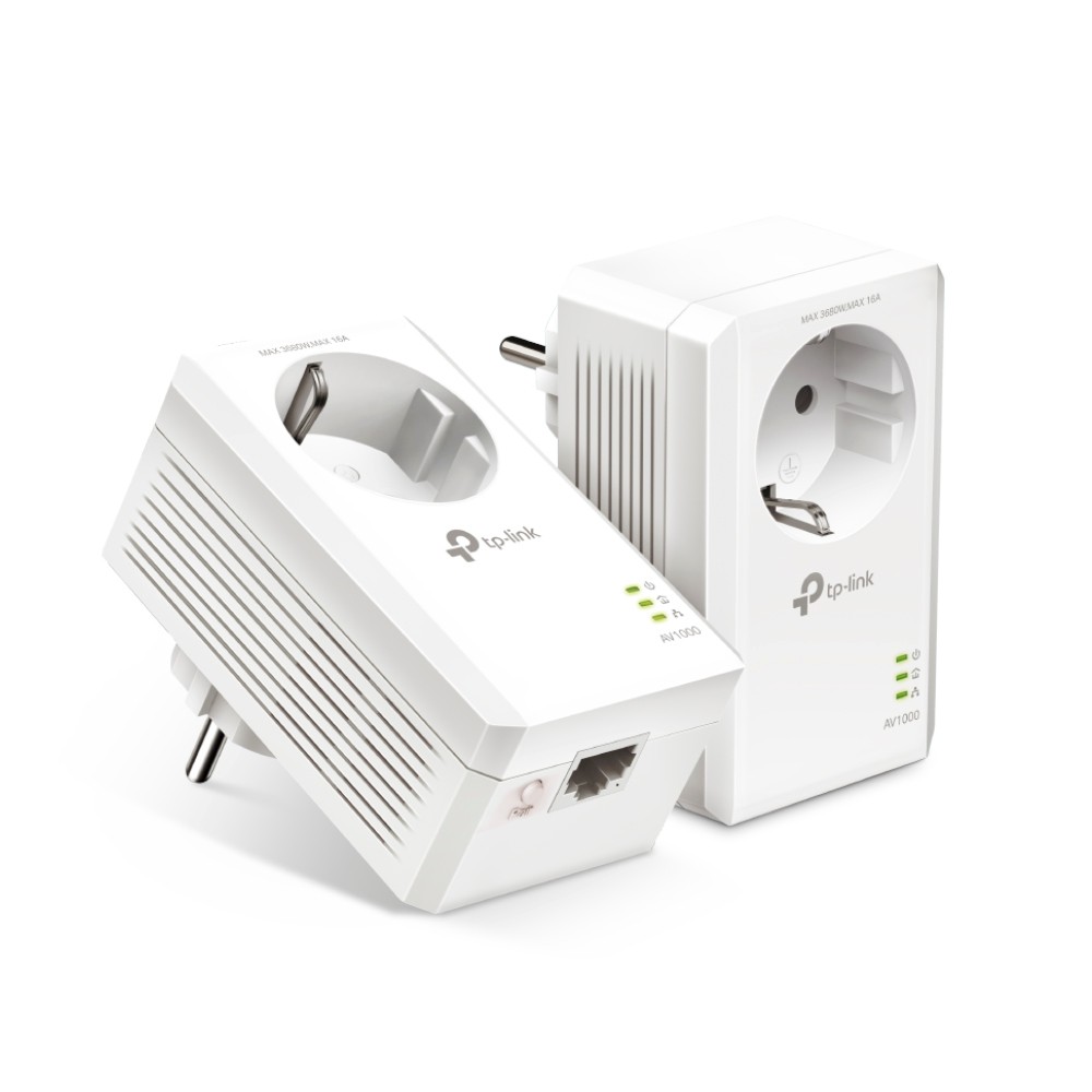 TP-LINK TL-PA7017P KIT adaptor rețea alimentare 1000 Mbit/s Ethernet LAN Alb 2 buc.