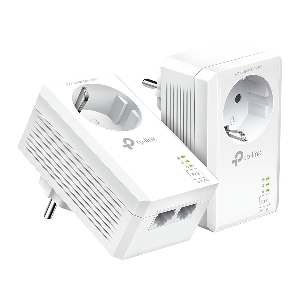 TP-Link TL-PA7027P KIT adaptor rețea alimentare 1000 Mbit/s Ethernet LAN Alb 2 buc.