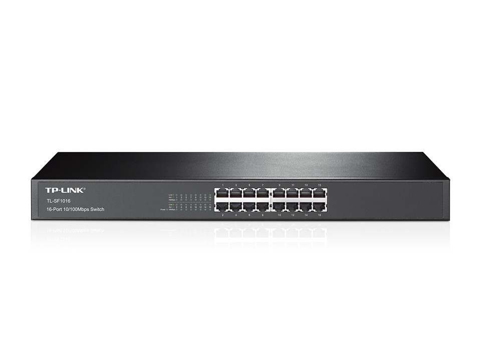 TP-Link TL-SF1016 switch-uri Fara management Fast Ethernet (10/100) 1U Negru