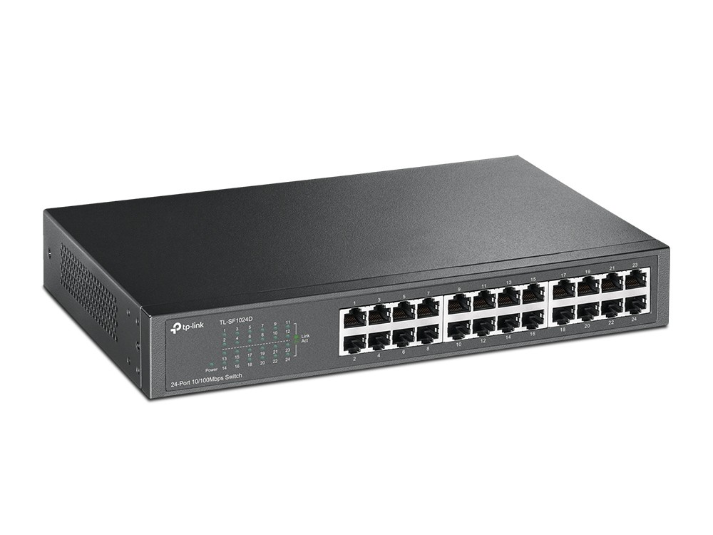TP-Link TL-SF1024D switch-uri Fara management Fast Ethernet (10/100) Negru