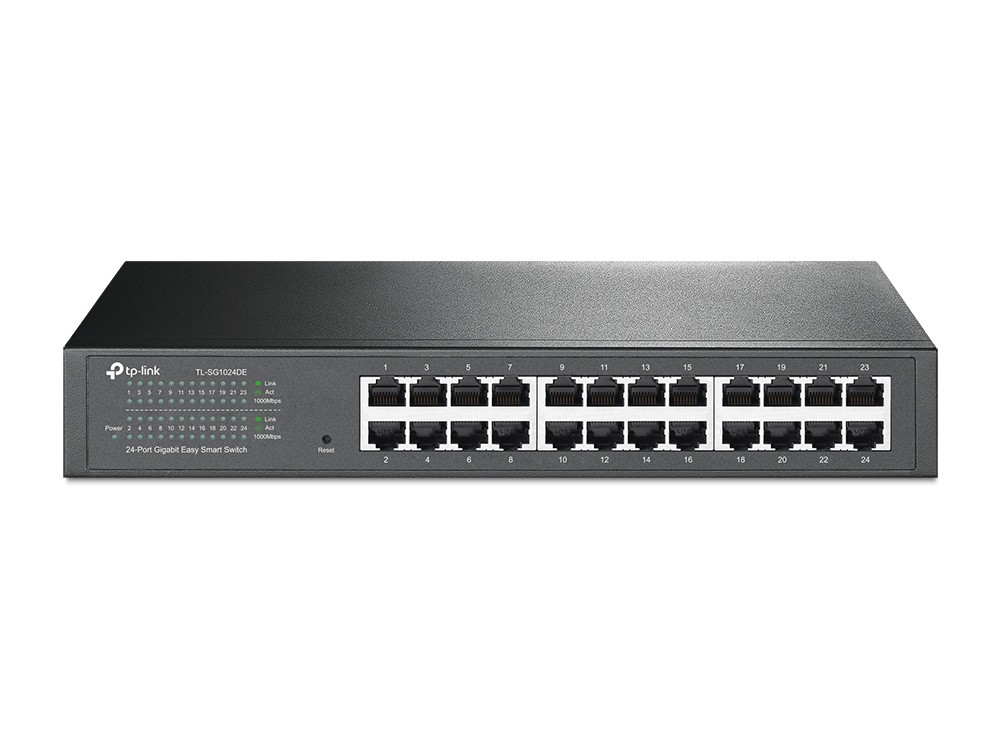 TP-Link TL-SG1024DE switch-uri Gestionate L2 Gigabit Ethernet (10/100/1000) Negru