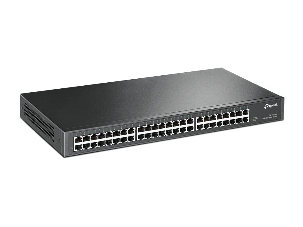 TP-Link TL-SG1048 switch-uri Fara management Gigabit Ethernet (10/100/1000) 1U Negru