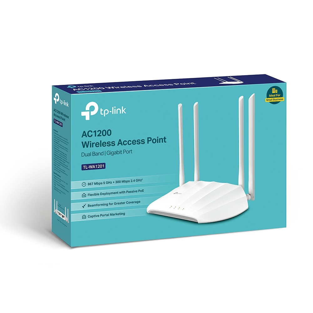 TP-Link TL-WA1201 puncte de acces WLAN 867 Mbit/s Alb Power over Ethernet (PoE) Suport