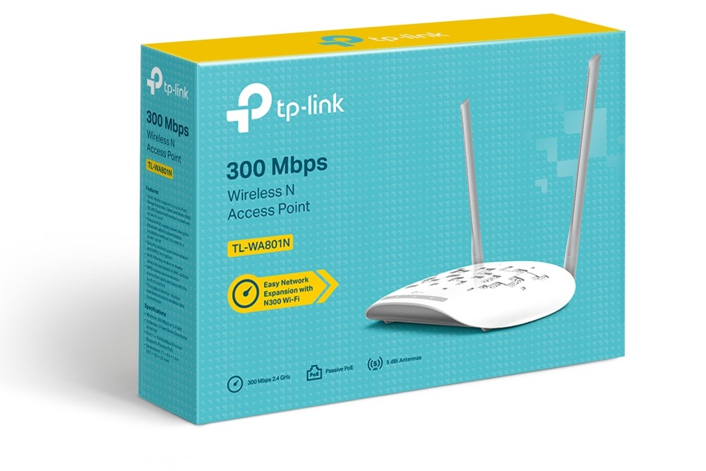 TP-Link TL-WA801N puncte de acces WLAN 300 Mbit/s Power over Ethernet (PoE) Suport