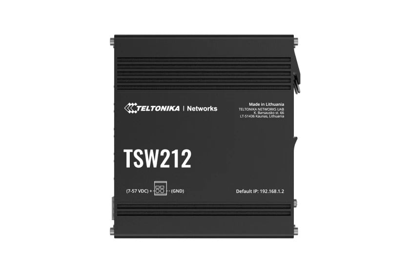 Teltonika TSW212 switch-uri Gestionate L2 Gigabit Ethernet (10/100/1000) Negru