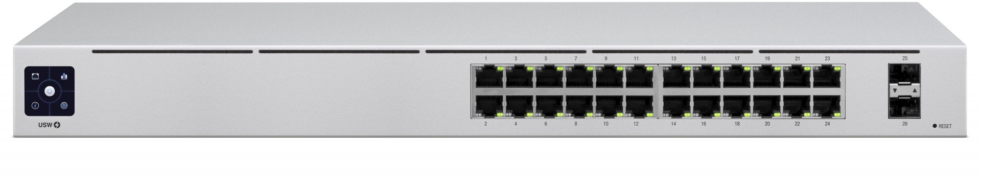 Ubiquiti Networks UniFi USW-24 switch-uri Gestionate L2 Gigabit Ethernet (10/100/1000) Argint