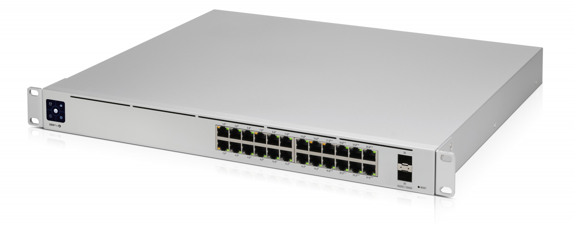 Ubiquiti Networks UniFi Pro 24-Port PoE Gestionate L2/L3 Gigabit Ethernet (10/100/1000) Power over Ethernet (PoE) Suport 1U Argint