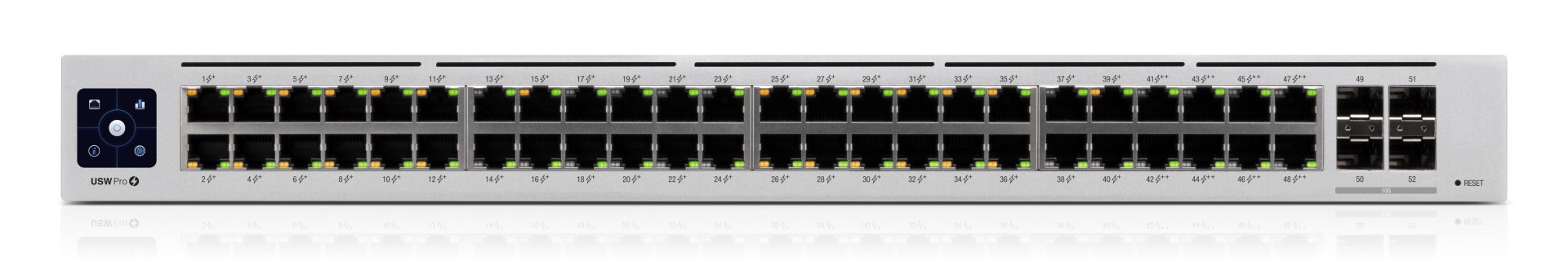 Ubiquiti Networks UniFi Pro 48-Port PoE Gestionate L2/L3 Gigabit Ethernet (10/100/1000) Power over Ethernet (PoE) Suport 1U Argint