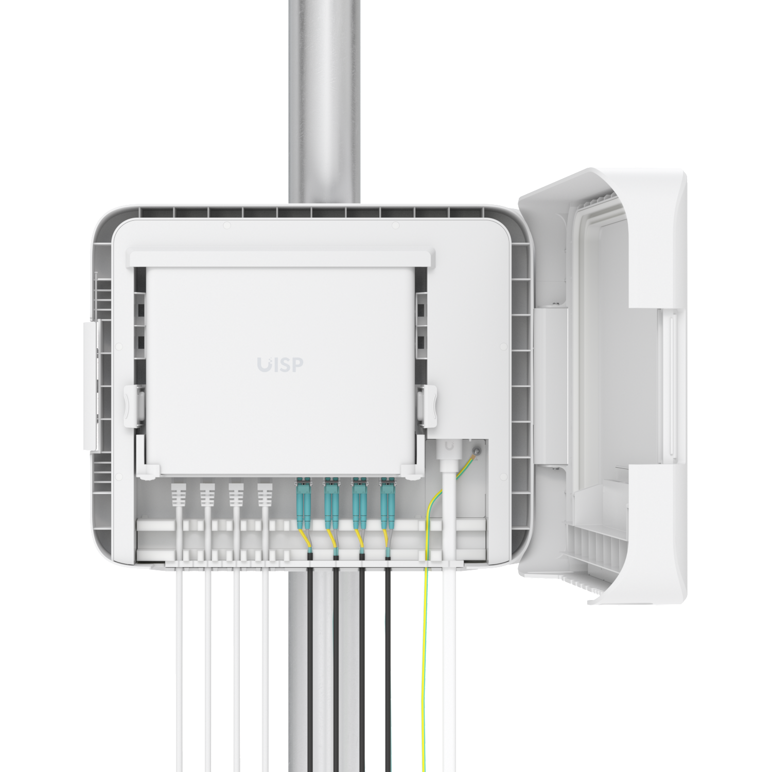 Ubiquiti Weatherproof pole- and wall-mountable enclosure for UISP Router Plus and Switch Plus