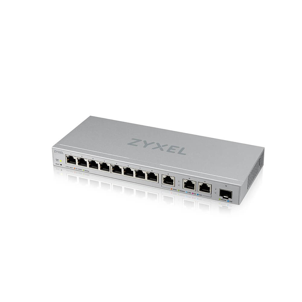 Zyxel XGS1250-12 Gestionate 10G Ethernet (100/1000/10000) Gri