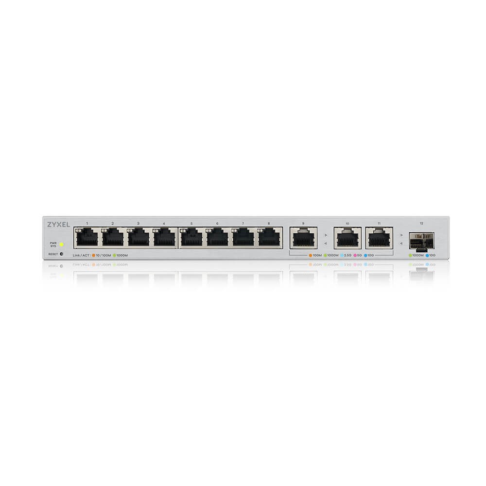 Zyxel XGS1250-12 Gestionate 10G Ethernet (100/1000/10000) Gri