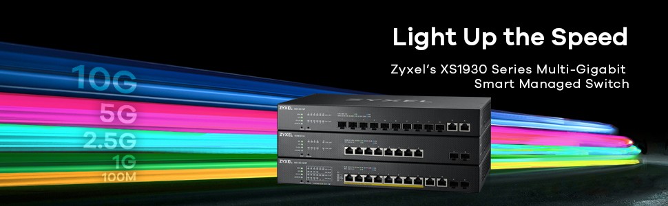 Zyxel XS1930-10-ZZ0101F switch-uri Gestionate L3 10G Ethernet (100/1000/10000) Negru