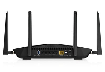 NETGEAR Nighthawk AX5400 router wireless Gigabit Ethernet Bandă dublă (2.4 GHz/ 5 GHz) Negru