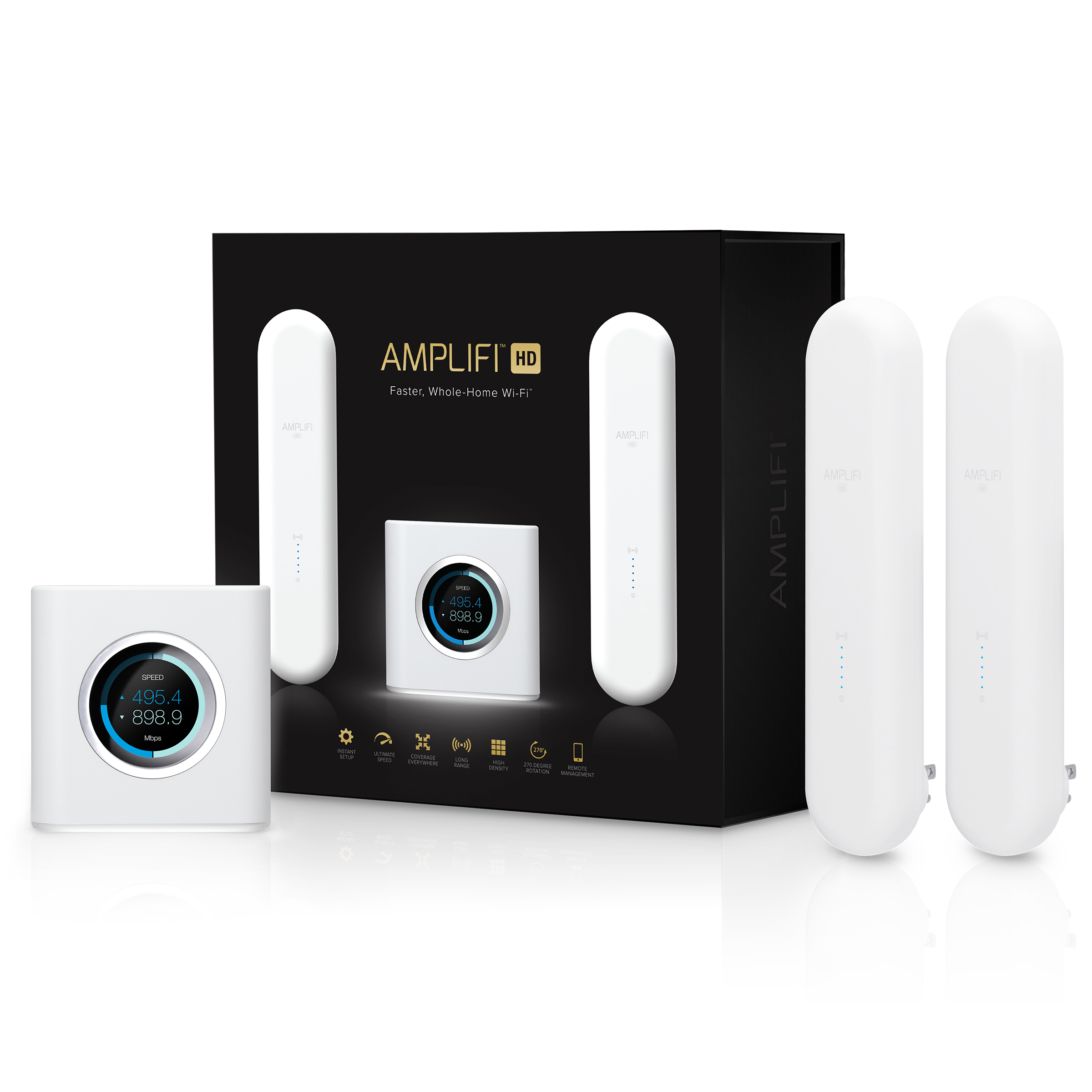 Ubiquiti AmpliFi HD AFi-HD-UK Sistem WiFi Mesh Priză UK – Ubiquiti AFi-HD-UK