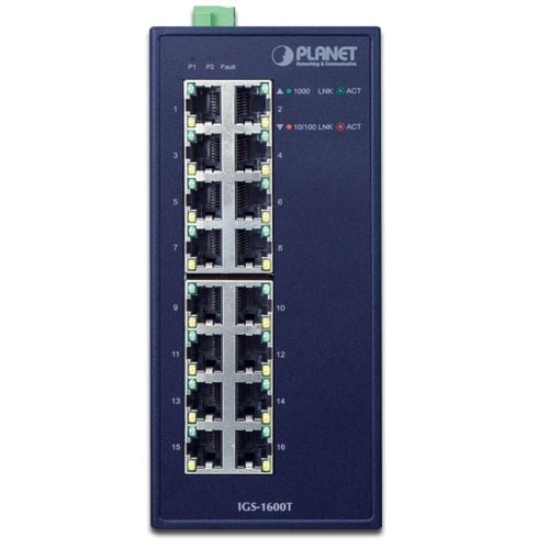 PLANET IGS-1600T – PLANET IGS-1600T switch-uri Fara management L2 Gigabit Ethernet (10/100/1000) Albastru PLANET IGS-1600T switch-uri Fara management L2 Gigabit Ethernet (10/100/1000) Albastru – PLANET IGS-1600T