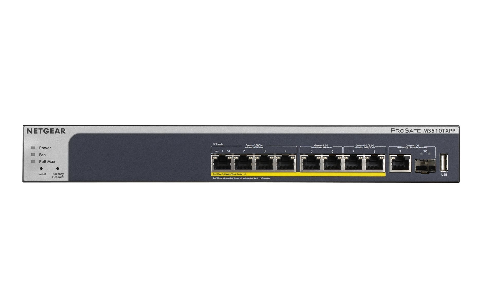 MS510TXPP-100EUS | Netgear | NETGEAR MS510TXPP Gestionate L2/L3/L4 10G Ethernet (100/1000/10000) Power over Ethernet (PoE) Suport Gri NETGEAR MS510TXPP Gestionate L2/L3/L4 10G Ethernet (100/1000/10000) Power over Ethernet (PoE) Suport Gri