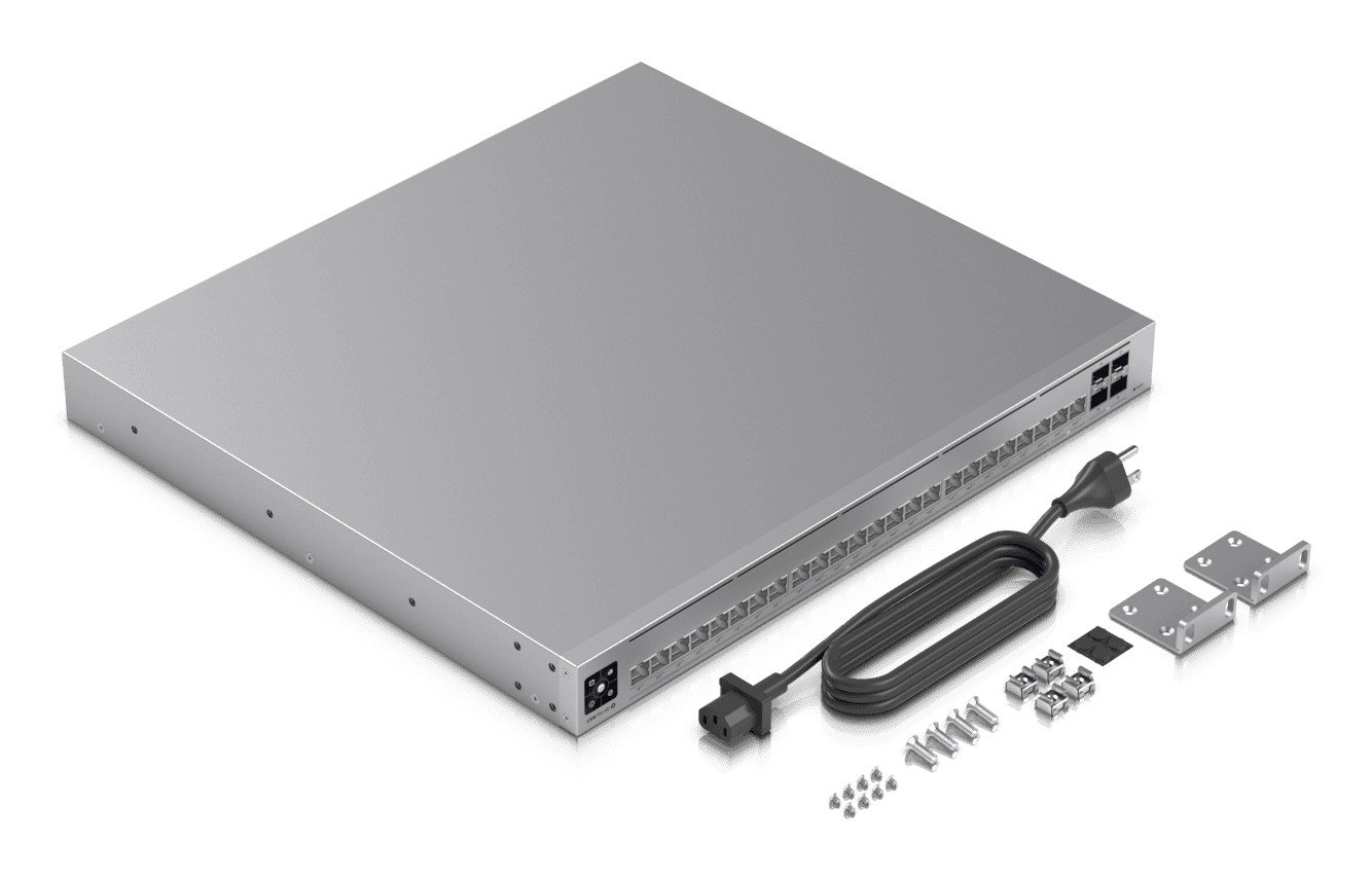 Ubiquiti USW-Pro-HD-24-PoE – Ubiquiti UniFi Switch Pro HD 24 PoE Managed L2/L3 22×2.5Gb + 2×10Gb + 4×10G SFP+ PoE++ Ubiquiti UniFi Switch Pro HD 24 PoE Managed L2/L3 22×2.5Gb + 2×10Gb + 4×10G SFP+ PoE++ – Ubiquiti USW-Pro-HD-24-PoE