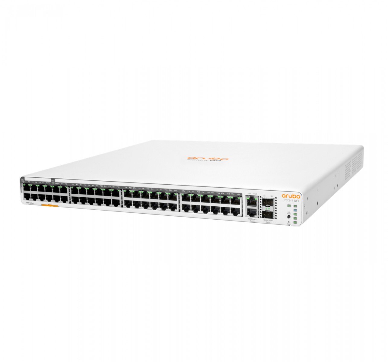 JL809A | HPE | HPE Aruba Instant On 1960 Smart 48G 2XT 2XF PoE+ 600W Switch HPE Aruba Instant On 1960 Smart 48G 2XT 2XF PoE+ 600W Switch