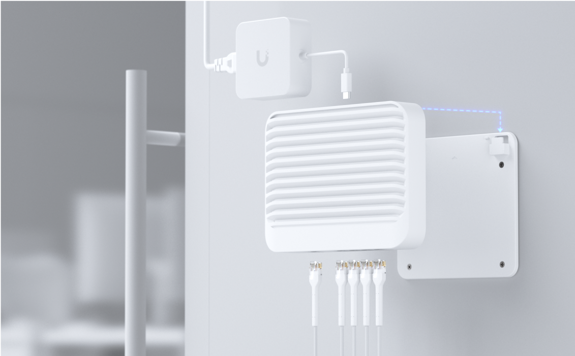 Ubiquiti USW-FLEX-XG Networks UniFi Switch Flex XG Gestionate L2 10G Ethernet (100/1000/10000) Power over Ethernet (PoE) Suport Alb