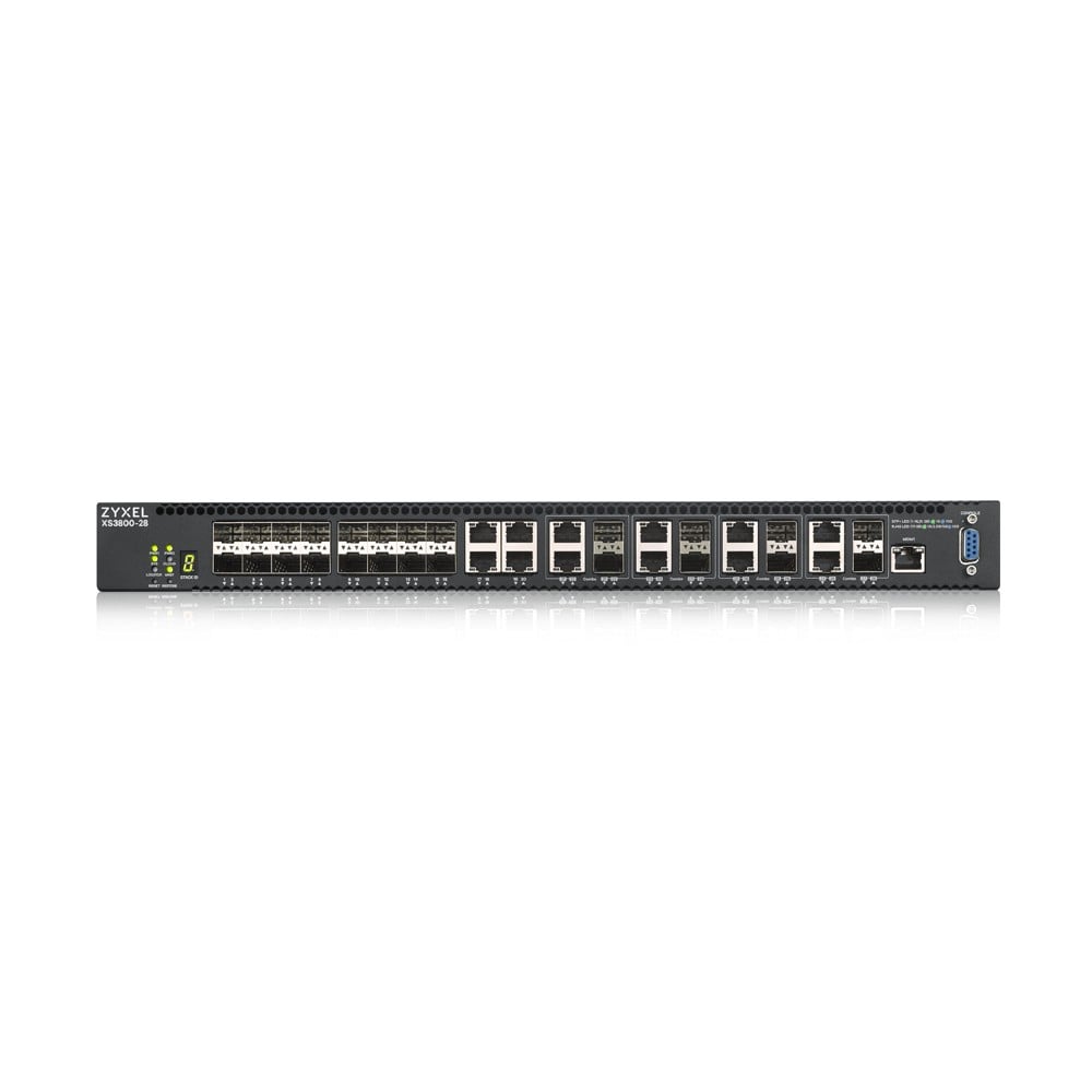 Zyxel XS3800-28 Switch Gestionat L2+ 28 Porturi 10G Ethernet – ZyXEL XS3800-28-ZZ0101F