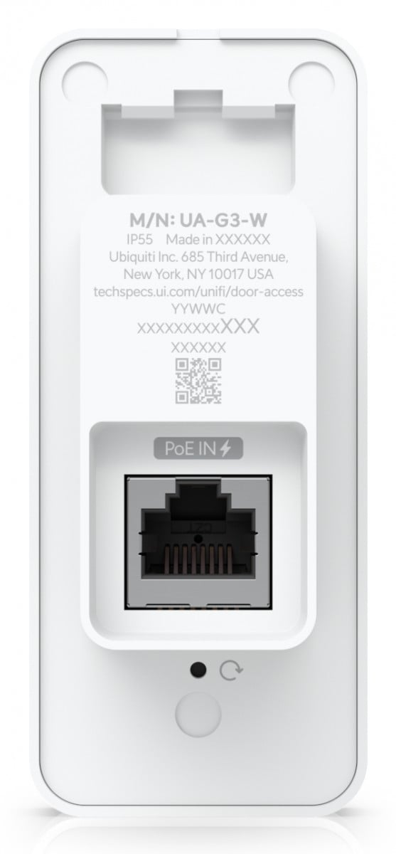 Ubiquiti UA-G3-W – Ubiquiti UniFi Access Reader G3-W – Cititor control acces RFID/NFC de bază, PoE, LED integrat, Alb Ubiquiti UniFi Access Reader G3-W – Cititor control acces RFID/NFC de bază, PoE, LED integrat, Alb – Ubiquiti UA-G3-W