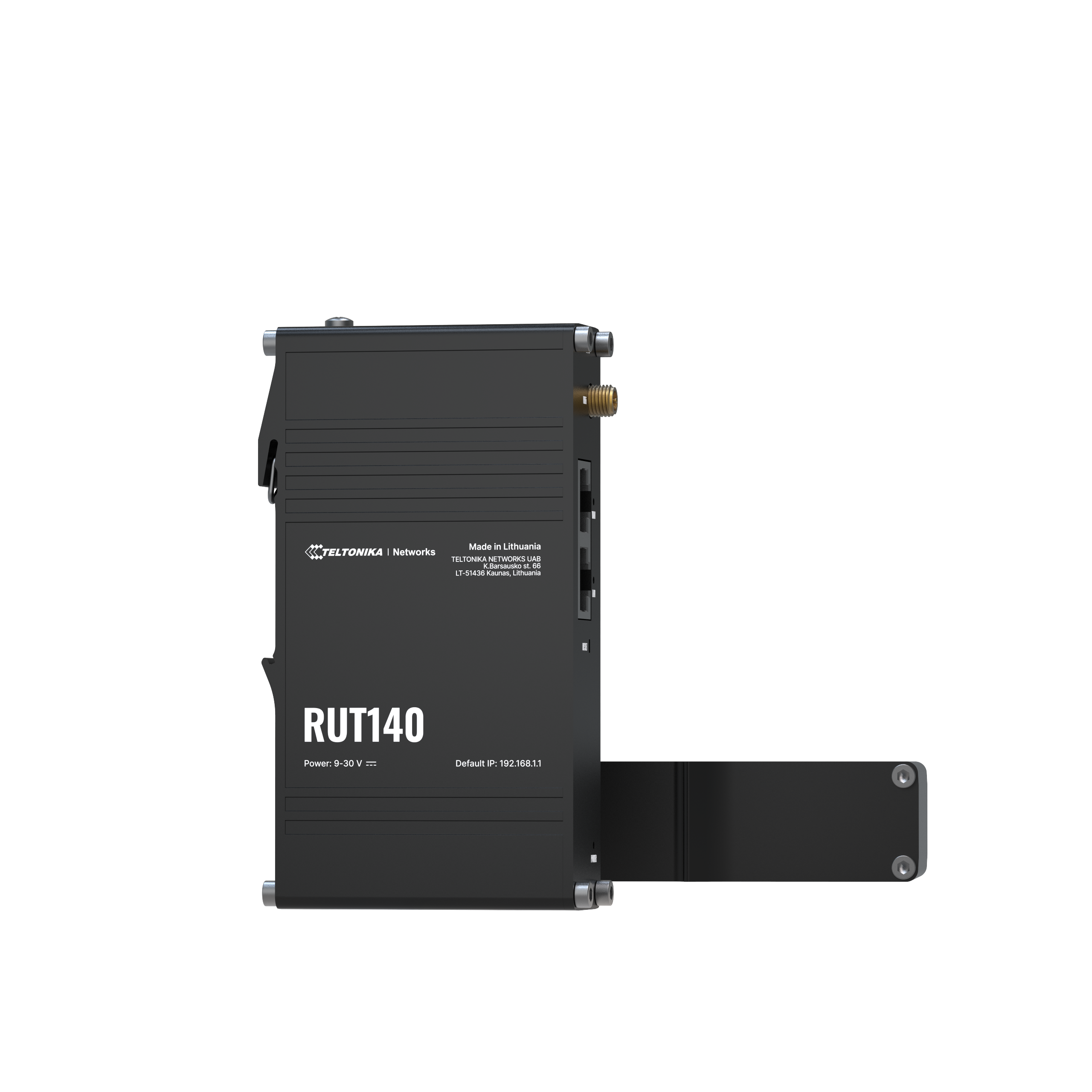 RUT140000000 | Teltonika | Teltonika Hausautomatisierung router cu fir Negru Teltonika Hausautomatisierung router cu fir Negru