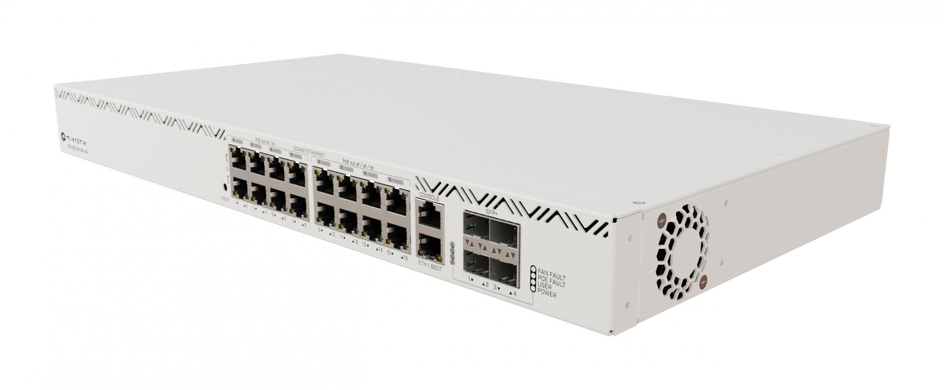 CRS320-8P-8B-4S+RM | Mikrotik | Switch 16xRJ45 PoE Gigabit, 2xRJ 45 consola, 4 SFP 10G, Management - MIKROTIK CRS320-8P-8B-4S+RM Switch 16xRJ45 PoE Gigabit, 2xRJ 45 consola, 4 SFP 10G, Management - MIKROTIK CRS320-8P-8B-4S+RM
