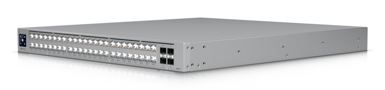 Switch Profesional Ubiquiti 48 porturi GbE PoE+++ 2SFP28 25G Layer3, Etherlighting™, USW-Pro-XG-48-PoE – Ubiquiti USW-Pro-XG-48
