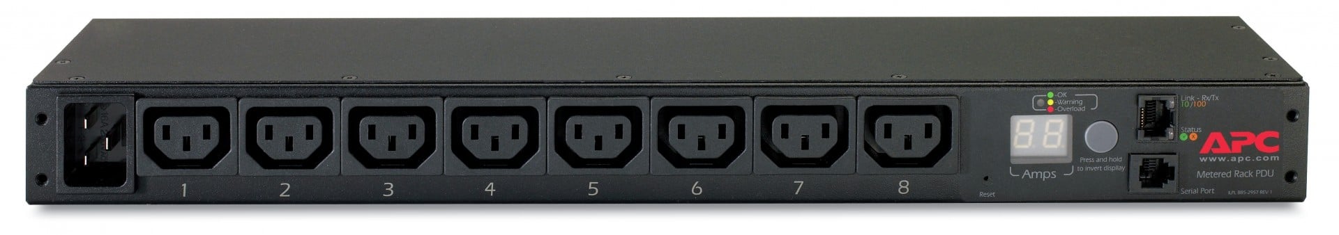 APC AP7821B unități de distribuție a energiei electrice (PDU) 8 ieșire(i) AC 0U/1U Negru