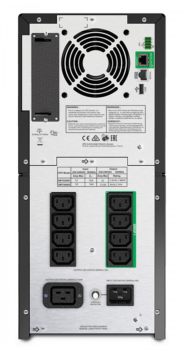 APC Smart-UPS 2200VA Line-Interactive 2,2 kVA 1980 W 9 ieșire(i) AC