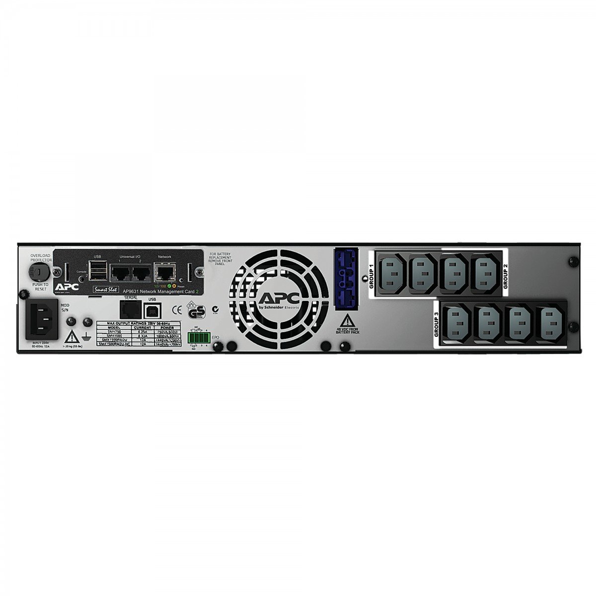 APC SMX1500RMI2UNC – APC Smart-UPS Line-Interactive 1,5 kVA 1200 W 8 ieșire(i) AC APC Smart-UPS Line-Interactive 1,5 kVA 1200 W 8 ieșire(i) AC – APC SMX1500RMI2UNC