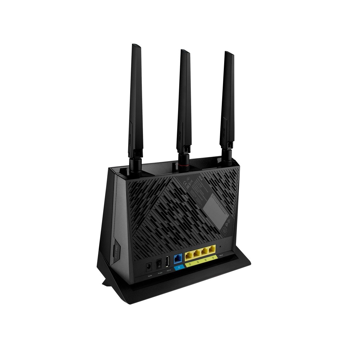 ASUS 4G-AC86U router wireless Gigabit Ethernet Bandă dublă (2.4 GHz/ 5 GHz) Negru – ASUS 4G-AC86U
