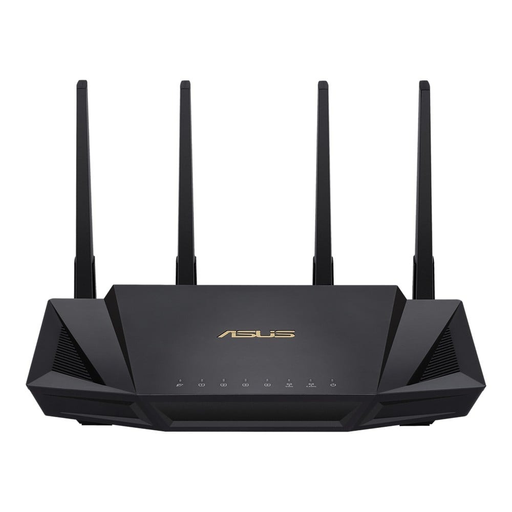 ASUS RT-AX58U router wireless Gigabit Ethernet Bandă dublă (2.4 GHz/ 5 GHz) 4G Negru – ASUS RT-AX58U