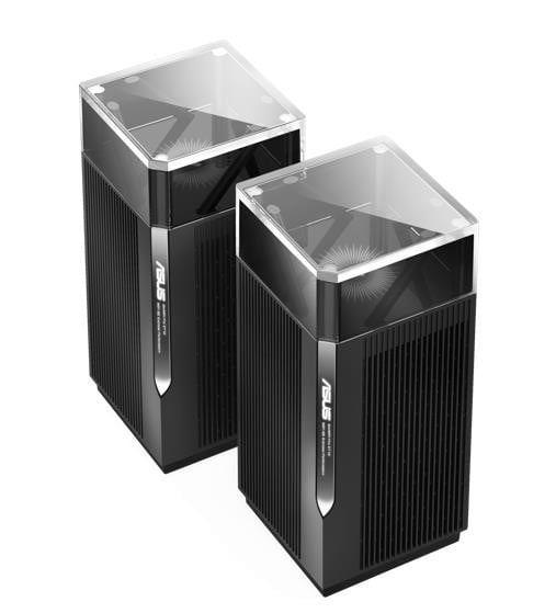 ASUS ZenWiFi Pro ET12 Tri-band (2.4 GHz / 5 GHz / 6 GHz) Wi-Fi 6E (802.11ax) Negru 3 Intern – ASUS ZenWiFi Pro ET12 (2pk)