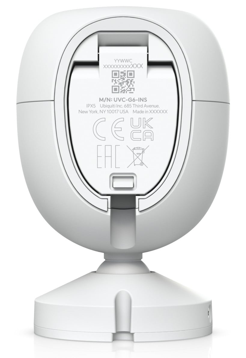 Ubiquiti UVC-G6-INS-W – Ubiquiti UniFi Protect Instant G6 – Cameră IP 4K 3840×2160, Interior/Exterior, montaj pe perete, PoE Ubiquiti UniFi Protect Instant G6 – Cameră IP 4K 3840×2160, Interior/Exterior, montaj pe perete, PoE – Ubiquiti UVC-G6-INS-W