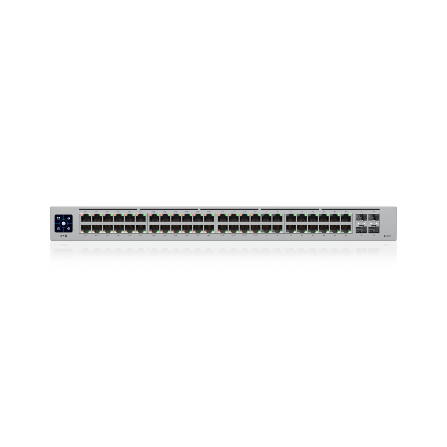 Ubiquiti Networks UniFi USW-48-POE switch-uri Gestionate L2 Gigabit Ethernet (10/100/1000) Power over Ethernet (PoE) Suport 1U Din oţel inoxidabil