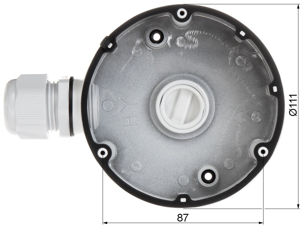 Doza conexiuni pentru camerele tip DOME - HIKVISION DS-1280ZJ-DM18 – HIKVISION DS-1280ZJ-DM18