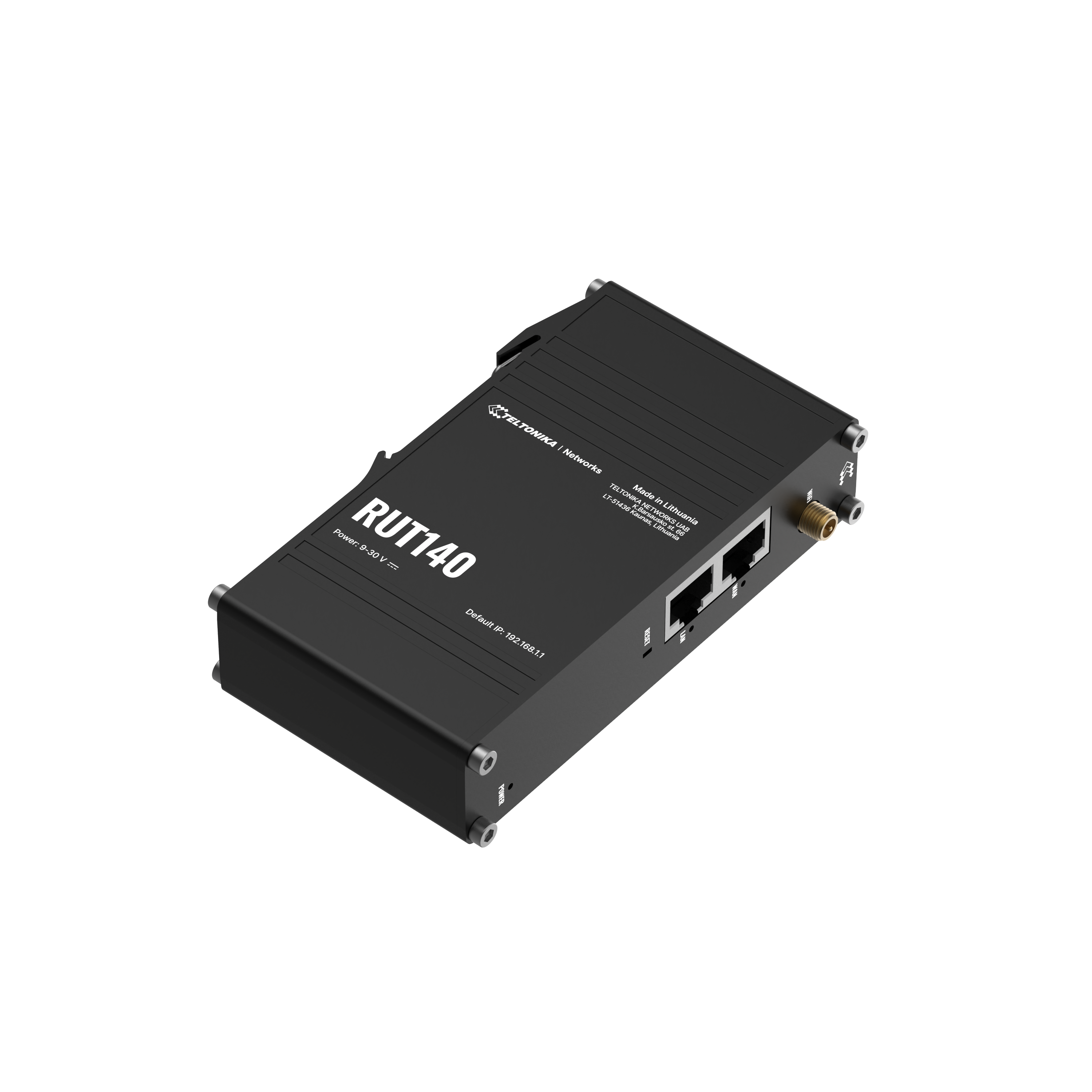 RUT140000000 | Teltonika | Teltonika Hausautomatisierung router cu fir Negru Teltonika Hausautomatisierung router cu fir Negru