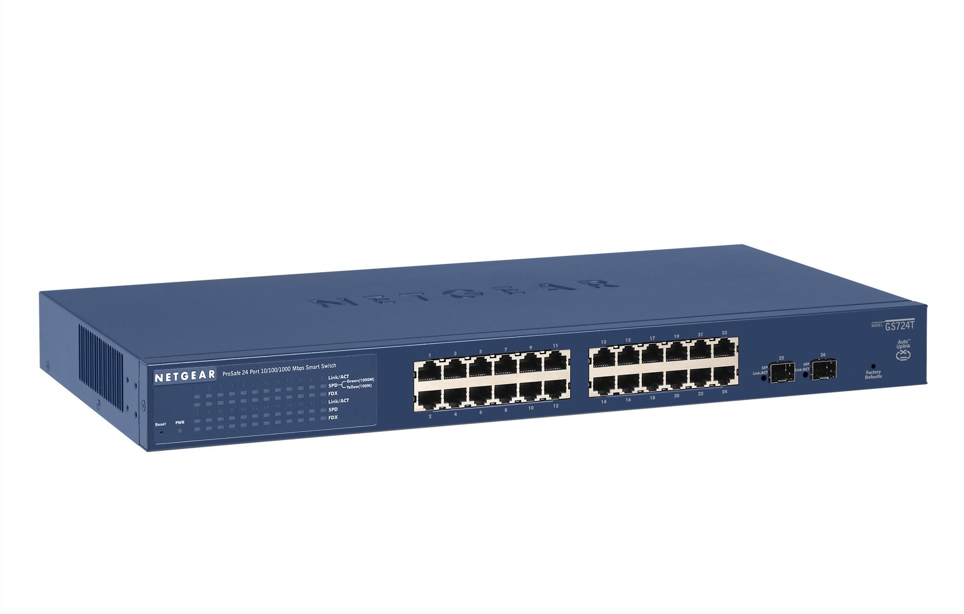 GS724T-400EUS | Netgear | NETGEAR ProSAFE GS724Tv4 Gestionate L3 Gigabit Ethernet (10/100/1000) Albastru NETGEAR ProSAFE GS724Tv4 Gestionate L3 Gigabit Ethernet (10/100/1000) Albastru