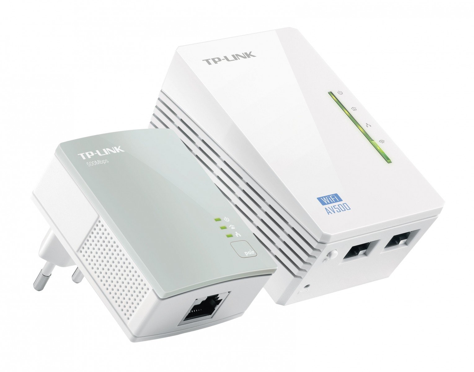 TP-LINK TL-WPA4220KIT AV500 2-Port Wifi Powerline Adapter Starter Kit (TL-WPA4220KIT)