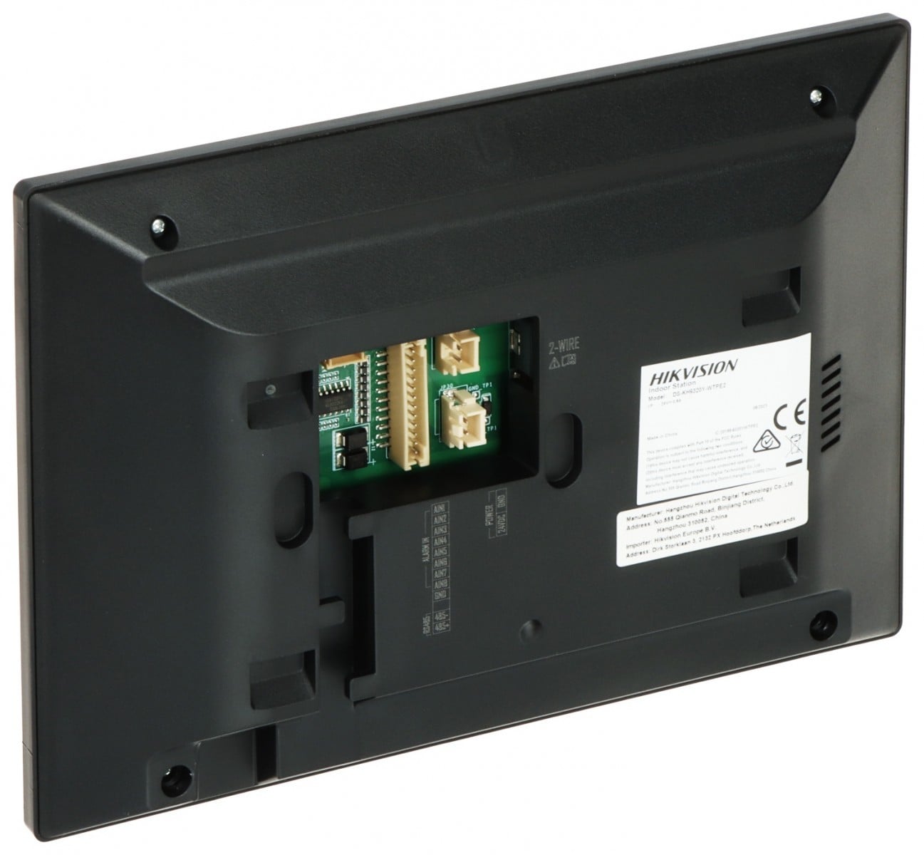 Kit videointerfon IP pe 2 fire, monitor tactil 7 inch, cameră 2MP, Wi-Fi, Hik-Connect, Hikvision - DS-KIS703Y-P – HIKVISION DS-KIS703Y-P